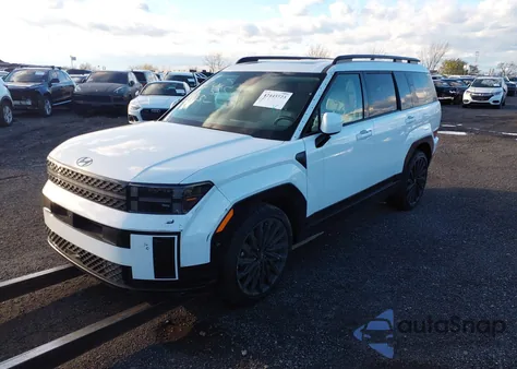 2025 Hyundai Santa Fe Calligraphy from USA, damaged, VIN 5NMP5DGLXSH102125